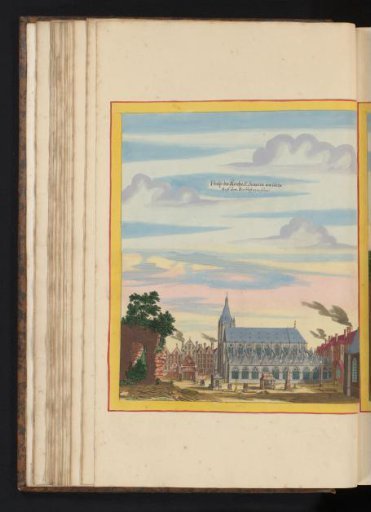 View of the Church of Saint-Séverin in Paris