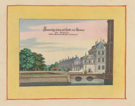 View of the Palais de Fontainebleau