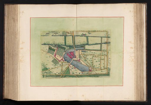 Plan of the estate and castle of Chantilly