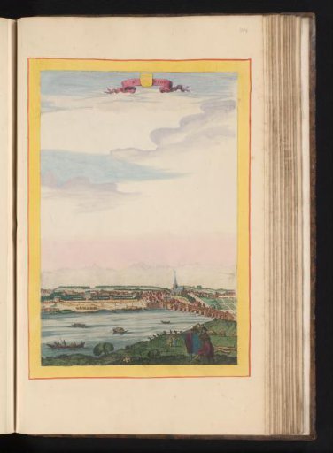 View of the place Saint-Cloud