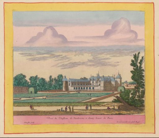 View of the Château de Verderonne