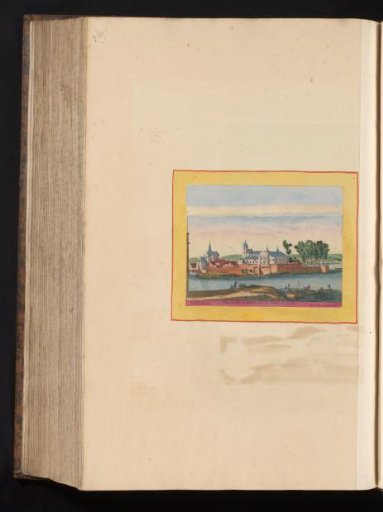 View of l'île du Fort near Meulan