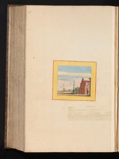 View of a church in Poissy