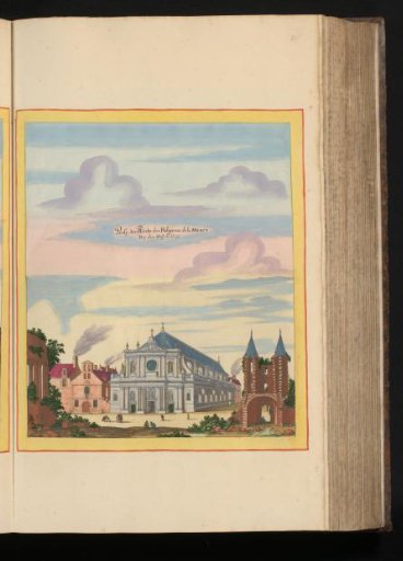 View of the church and convent of the Order of Our Lady of Charity in Paris