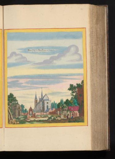 View of the Abbey Church of Saint-Victor in Paris