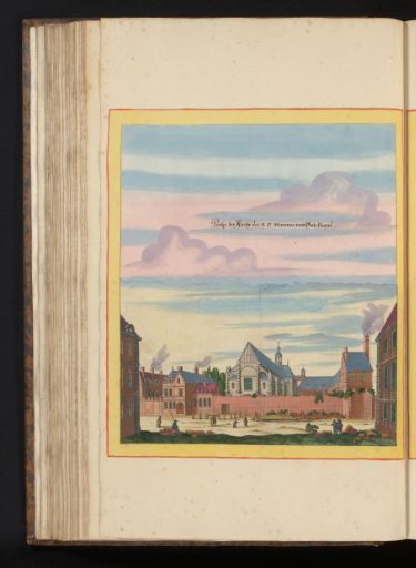 View of the monastery and church of the Order of the Minims in Paris