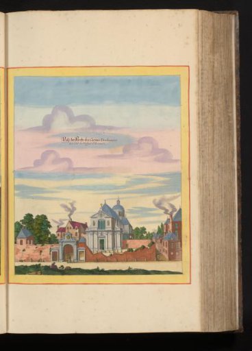 View of the church of Saint-Joseph-des-Carmes in Paris