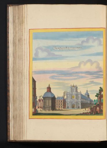 View of the Church of Saint-Paul-Saint-Louis in Paris