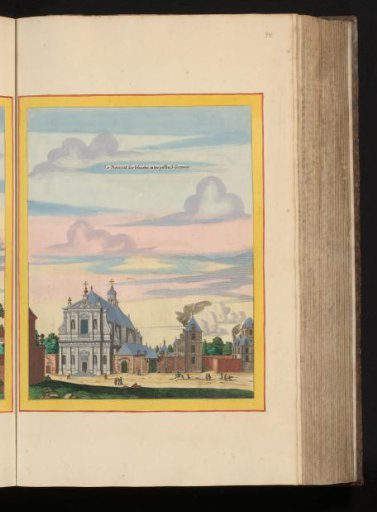 View of a Jesuit church in the rue Pot-de-Fer in Paris