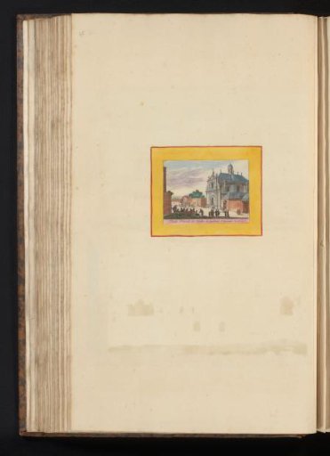 View of the Jesuit church in the rue Pot-de-Fer in Paris