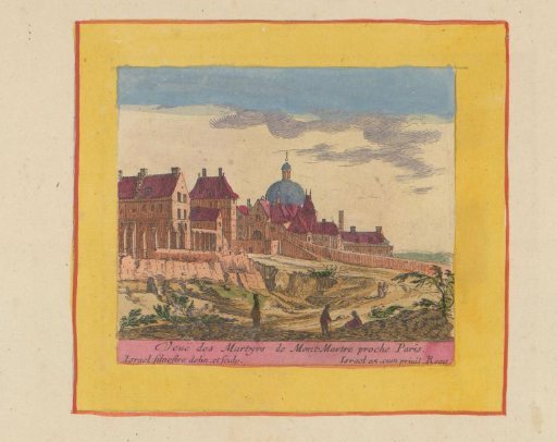 View of the Chapelle des Martyrs in Montmartre near Paris