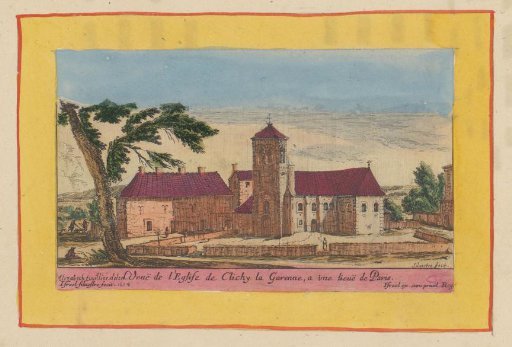 View of the church of Saint-Médard in Clichy