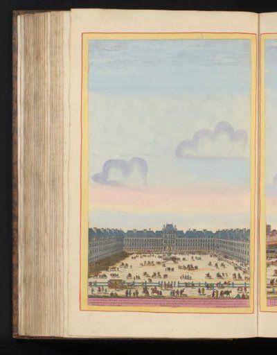 View of the Place Royal in Paris