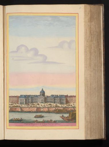 View of the Collège des Quatre-Nations in Paris