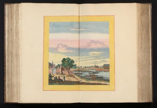 View of the Seine in Paris with the arsenal on the left