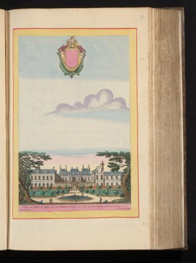 View of the Hôtel de Soissons in Paris