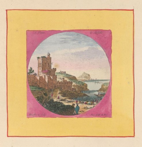 View of the Fort Saint-Victor in Marseille