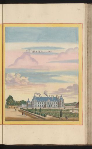 View of the Castle of Tanlay and the Gardens