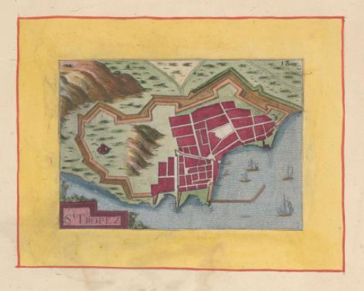 Plan of Saint-Tropez