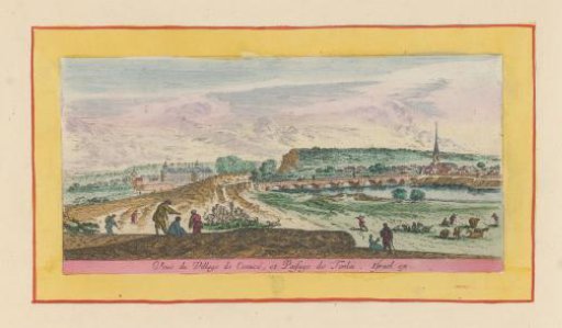 View of the Village of Commissey and the Surroundings of Tanlay