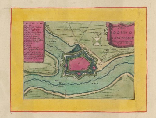 Plan of Auvillers-les-Forges