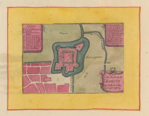 Plan of the Château of Jametz