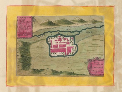 Map of Remiremont