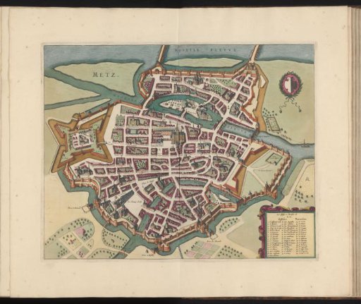 Map of Metz
