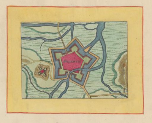 Fortress map of Moyenvic