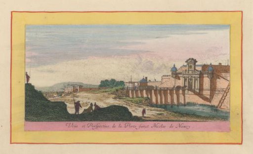 View of the Porte Saint-Nicolas in Nancy