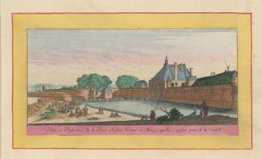 View of the Porte de la Citadelle in Nancy