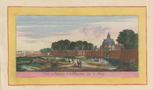 View of the Porte Saint-Louis in Nancy