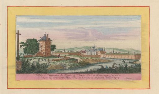 View of the marsh near Nancy where Charles, Duke of Burgundy, died in battle