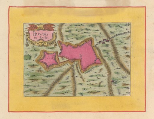 Fortress Plan of Bourg-en-Bresse