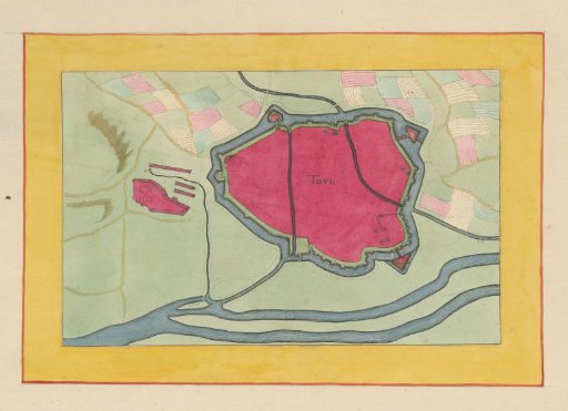Fortress plan of Toul