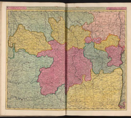 Map of the Former Province of Lyonnais