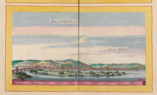 View of Lyon from the West