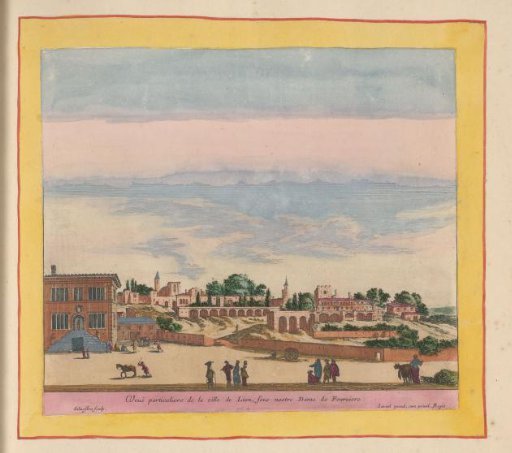 View of Lyon with the Notre-Dame de Fourvière