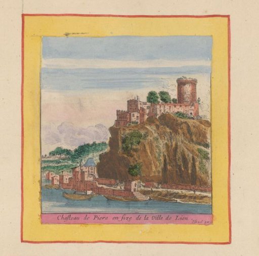 View of the Fort Saint-Jean in Lyon