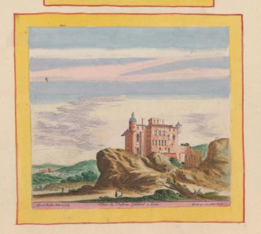 View of Gaillard Castle in Lyon