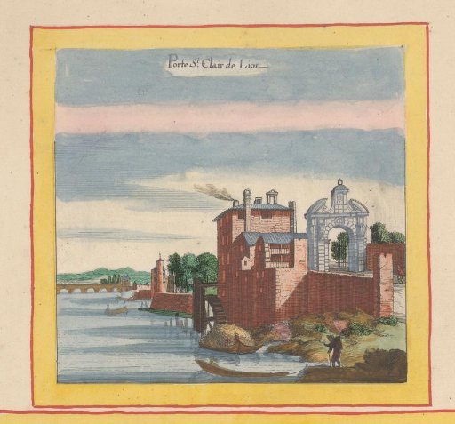 View of One of the City Gates of Lyon