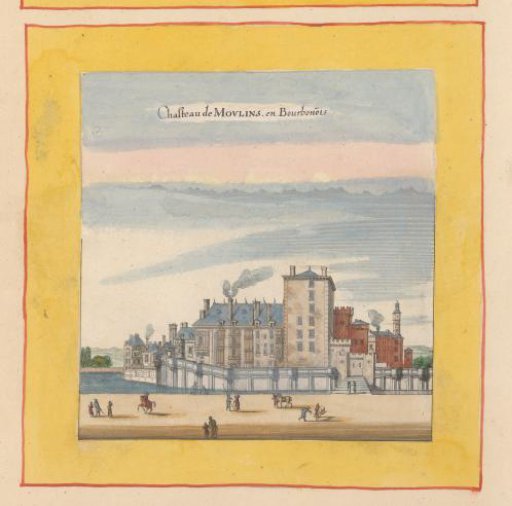 View of the Castle of Moulins