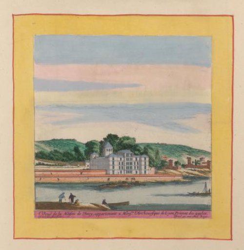 View of the Castle of Neuville-sur-Saône