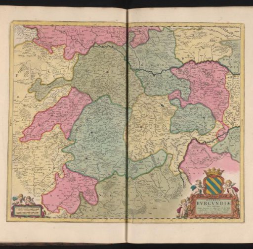 Map of the Duchy of Burgundy