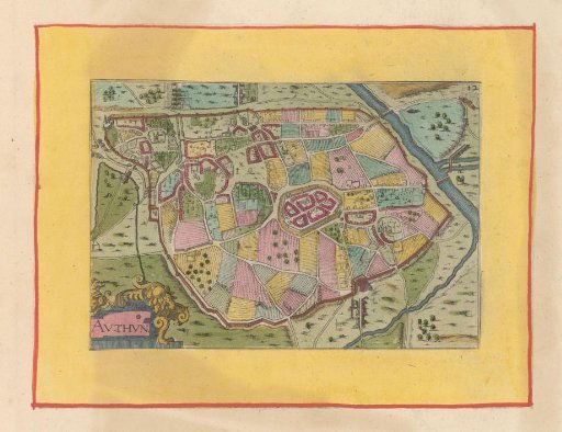 Map of Autun