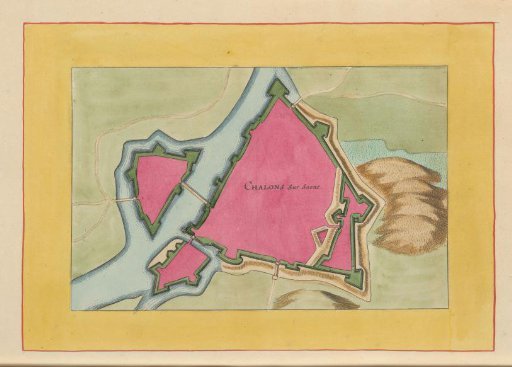 Fortress Plan of Chalon-sur-Saône