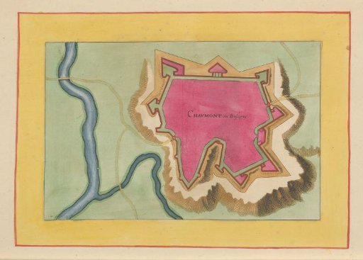 Fortress Plan of Chaumont (Haute-Marne)