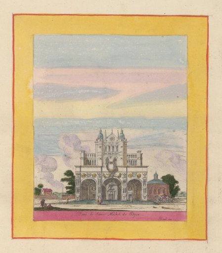 View of the Facade of Saint-Michel in Dijon