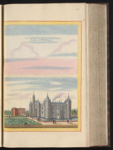 View of the Castle of Montagu