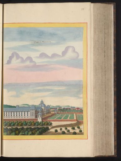 View of the Château de Montceaux